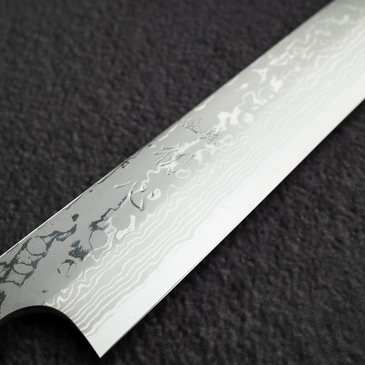Hatsukokoro x Yoshihiro Yauji Blue 2 Damascus Yanagiba 240mm