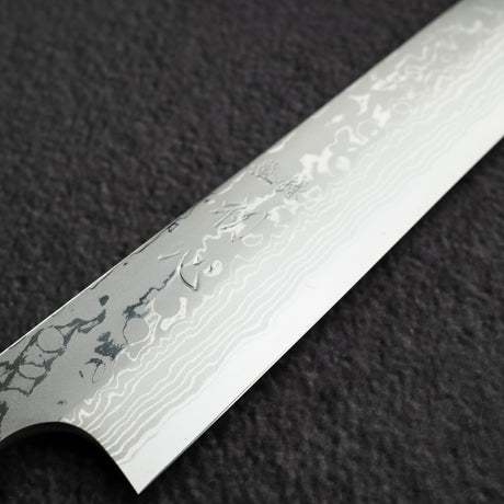 Hatsukokoro x Yoshihiro Yauji Blue 2 Damascus Yanagiba 240mm