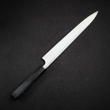 初心 x 弥氏良寬 青鋼二號 大馬士革 柳刃 300mm