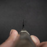 初心 蜃氣樓 小刀 / 蔬果刀 150mm 超級青鋼 / 青紙超級鋼 黑打 大馬士革