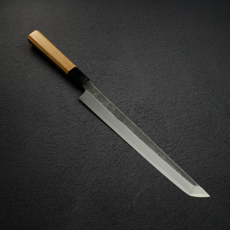 初心 x 明神利器 青鋼二號 黑打 先丸 柳刃 270mm