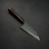 初心 黑風 青鋼二號 黑打 切付 出刃 150mm 雙面刃