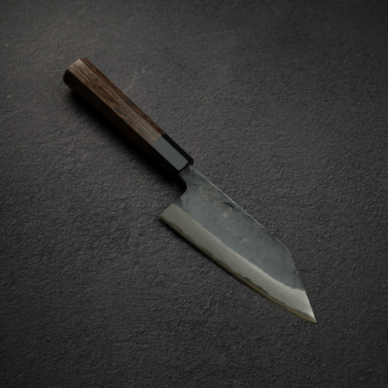 Hatsukokoro Kurokaze Blue 2 Kurouchi K-Tip Deba 150mm Double Bevel