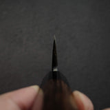 初心 黑風 青鋼二號 黑打 切付 出刃 150mm 雙面刃