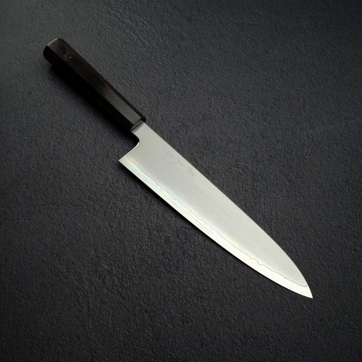 Myojin Riki Seisakusho SG2 Kasumi Gyuto 240mm Ebony Handle