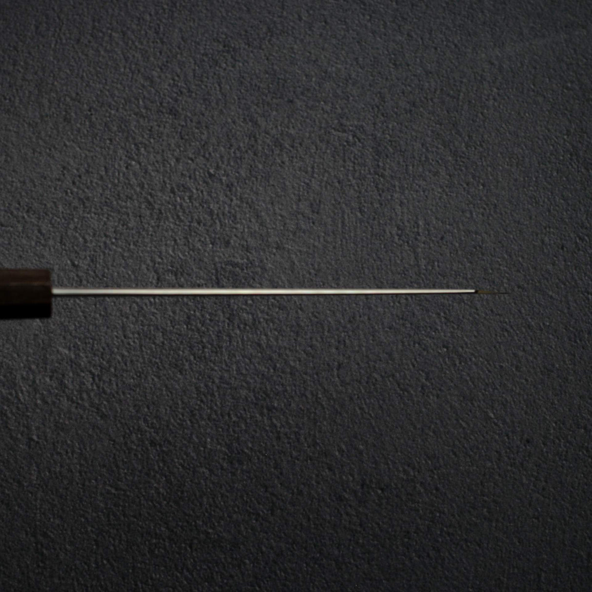 明神利器 銀三鋼 霞 切付 小刀 165mm 黑檀木柄