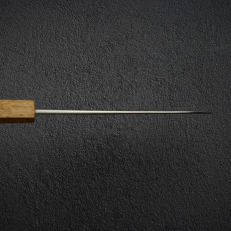 松原 青鋼二號 三德刀 170mm 梨地 燒色 櫟木