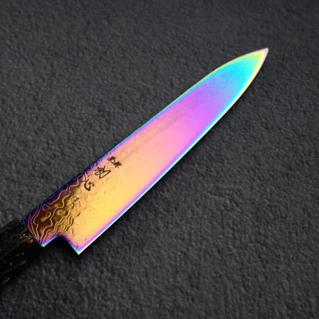 Hatsukokoro Ryuhyo SG2 Damascus Rainbow Petty 150mm