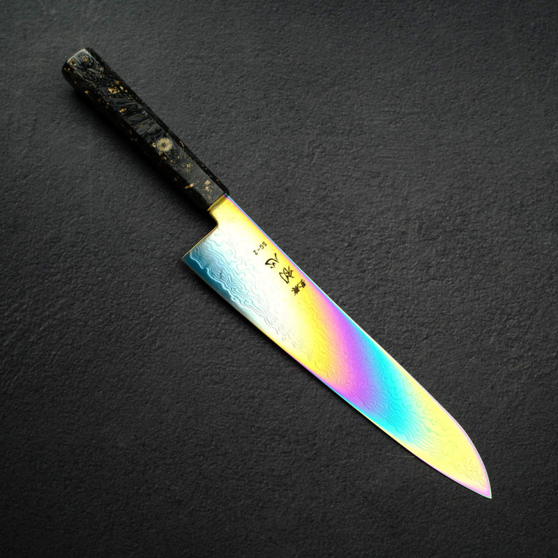 初心 龍氷 SG2大馬士革 八角柄 牛刀 240mm