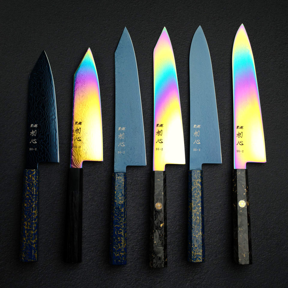 初心 Ryuhyo SG2鋼 / SG2粉末HSS鋼 大馬士革 Coated