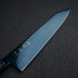 Hatsukokoro Ryuhyo SG2 Damascus Blue K-tip Gyuto 210mm with Urushi handle