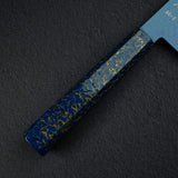 Hatsukokoro Ryuhyo SG2 Damascus Blue K-tip Gyuto 210mm with Urushi handle