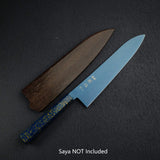 Hatsukokoro Ryuhyo SG2 Damascus Blue Gyuto 210mm Urushi handle with Urushi handle