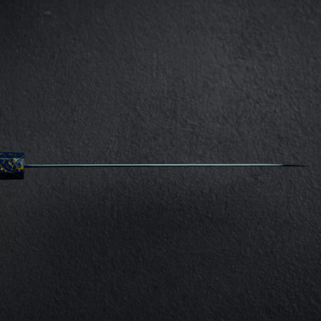 初心流冰SG2大馬士革藍色Gyuto 210mm漆器手柄，配有漆器手柄