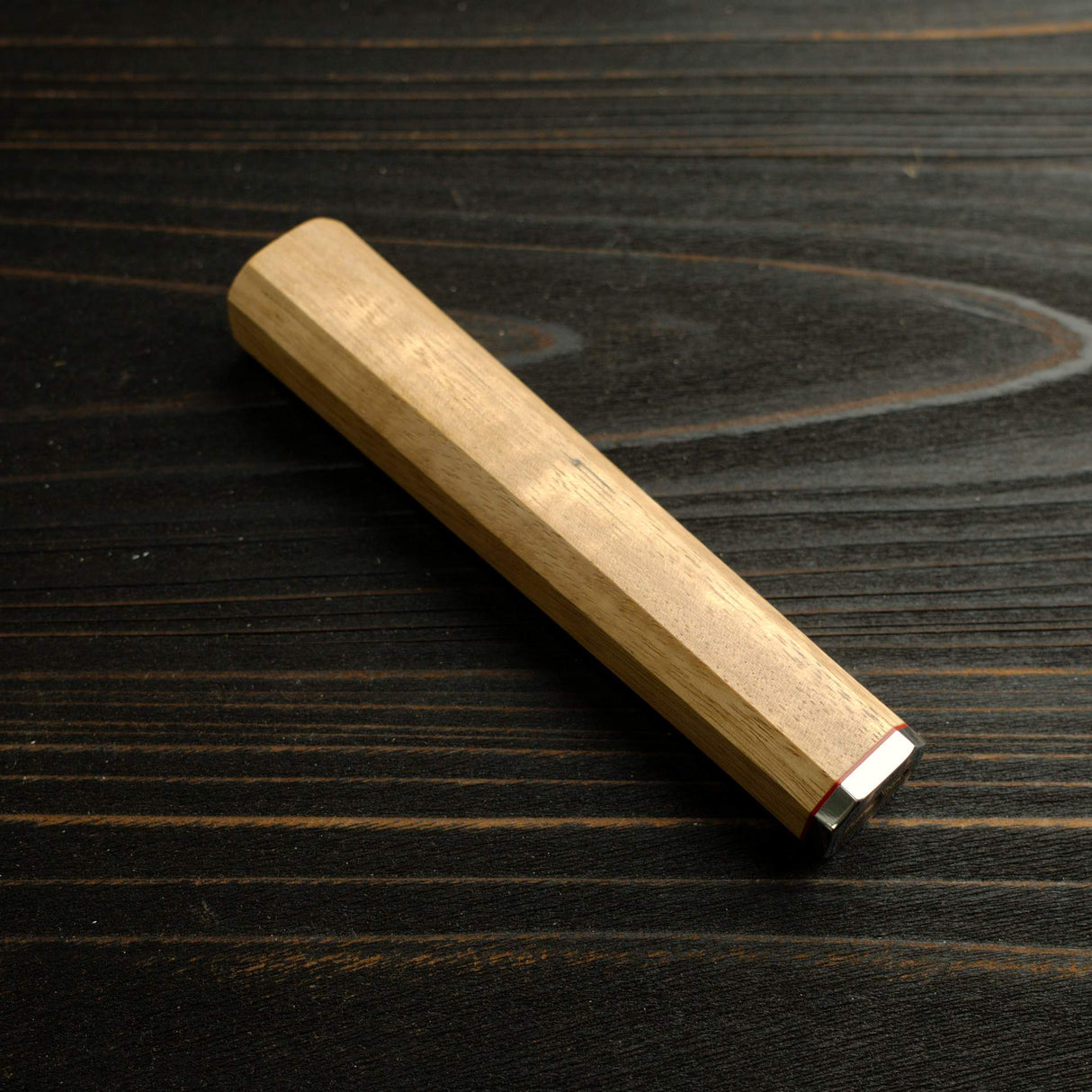 K&S 樣品特賣：牛刀專用八角柄（淺色系木紋）210mm