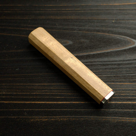 K&S 樣品特賣：牛刀專用八角柄（淺色系木紋）210mm