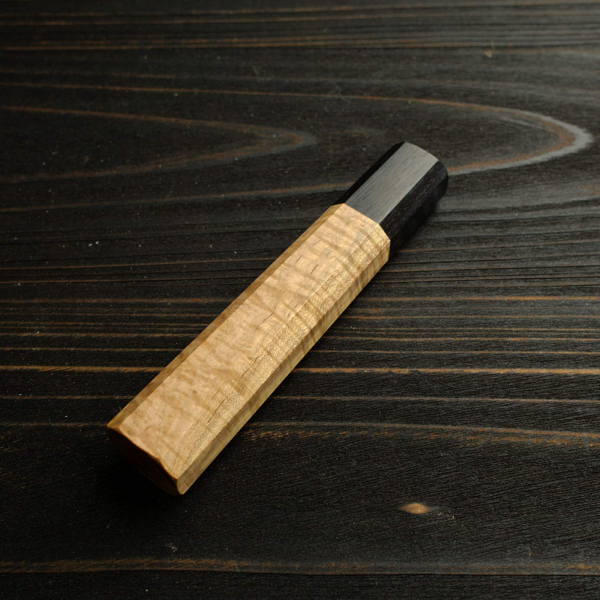 K&S 樣品特賣：牛刀專用八角柄（淺色系木紋）210mm
