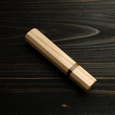 K&S 樣品特賣：牛刀專用八角柄（淺色系木紋）210mm
