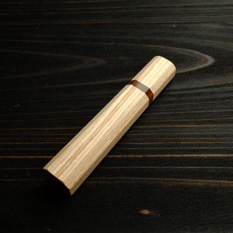 K&S 樣品特賣：牛刀專用八角柄（淺色系木紋）210mm