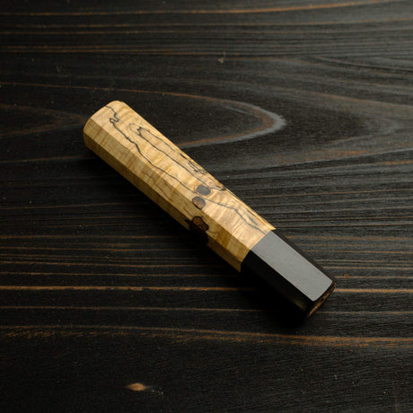 K&S 樣品特賣：牛刀專用八角柄（淺色系木紋）210mm