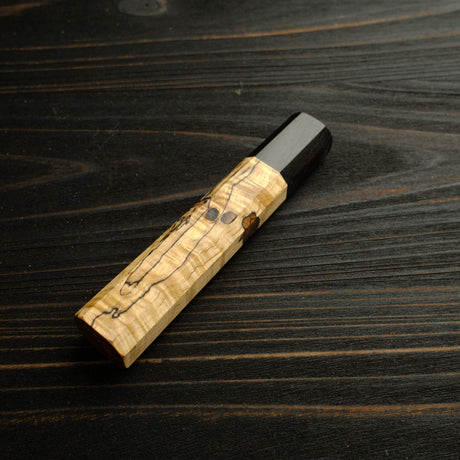 K&S 樣品特賣：牛刀專用八角柄（淺色系木紋）210mm
