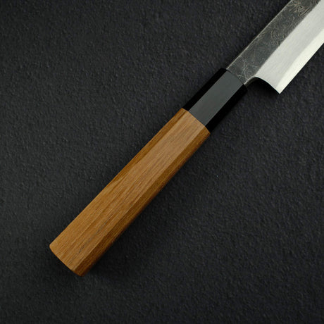 初心 x 明神 白鷺 青鋼二號 黑打 切付 柳刃 270mm