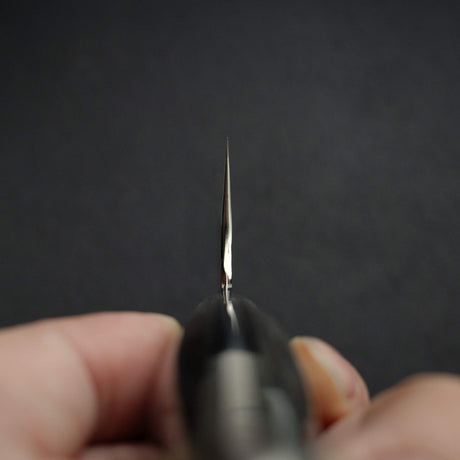 二唐 SG2 鎚目 切付 菜切刀 165mm 黑打 貝殼柄