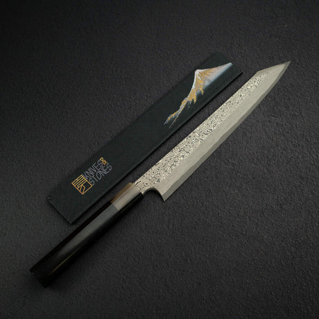 Nigara 安紋 銀三鋼 大馬士革 切付 柳刃 270 mm