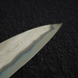 Nigara Anmon Blue 2 Polished "Nejiri" Twist Bar Damascus Yanagiba 270mm