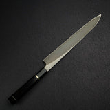 Nigara Anmon Blue 2 Polished "Nejiri" Twist Bar Damascus Yanagiba 270mm