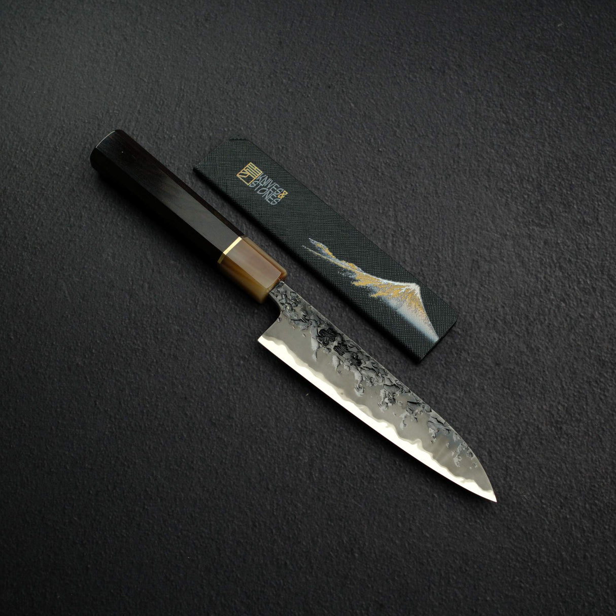 Kisuke x Xinguo Blue 1 Tsuchime Petty 150mm w/ Magnetic Guard