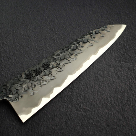 Kisuke x Xinguo Blue 1 槌目牛刀 210mm，附刀鞘與漆塗握柄