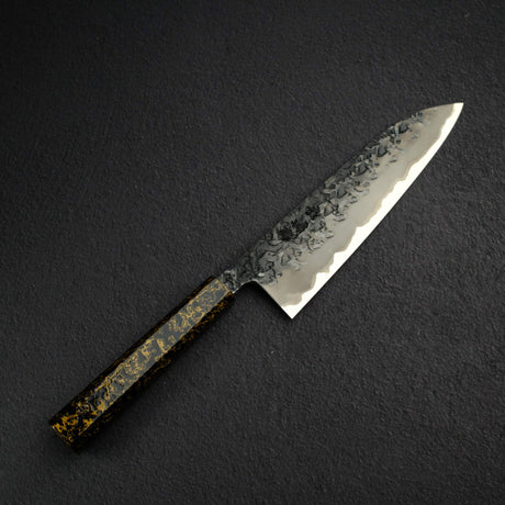 Kisuke x Xinguo Blue 1 槌目牛刀 210mm，附刀鞘與漆塗握柄