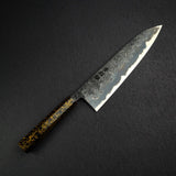 Kisuke x Xinguo Blue 1 Tsuchime Gyuto 240mm w/ Magnetic Guard & Urushi Handle