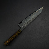 Kisuke x Xinguo Blue 1 Tsuchime K-tip Gyuto 240mm w/ Magnetic Guard & Urushi Handle