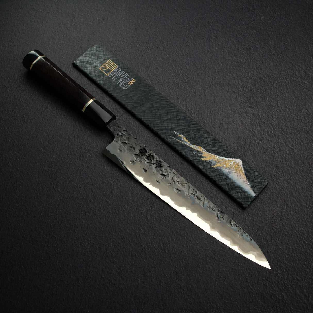 Kisuke x Xinguo Blue 1 Tsuchime Sujihiki 240mm w/ Magnetic Guard