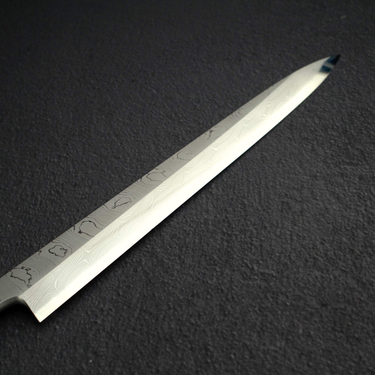 Takahiro Nihei 冰紋 白鋼二號 大馬士革 柳刃 270mm 附刀鞘，Knives and Stones 岩刃社獨家