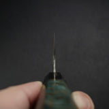 真崎 青鋼一號 水本燒 牛刀 240mm 附瘤木柄 雞翅木刀鞘