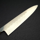 XINGUO Aogami Super Honyaki Gyuto 240mm Marble Ferrule Amboyna Burl Handle with Saya