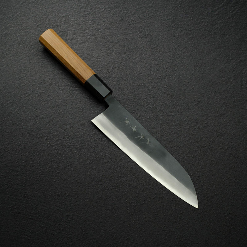 Shiro Kamo Seilan AS Kurouchi 三德刀 180mm