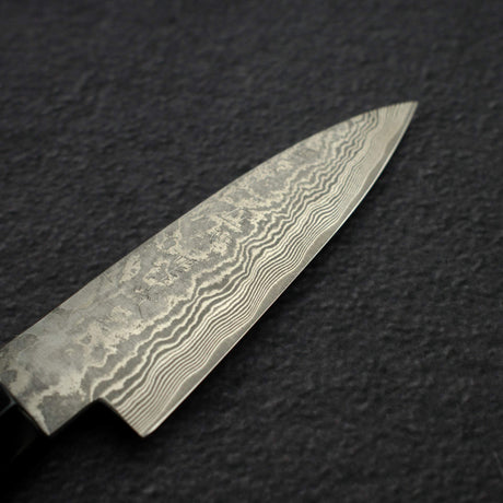 Shiro Kamo SG2/R2 墨流し大馬士革 小刀 90mm