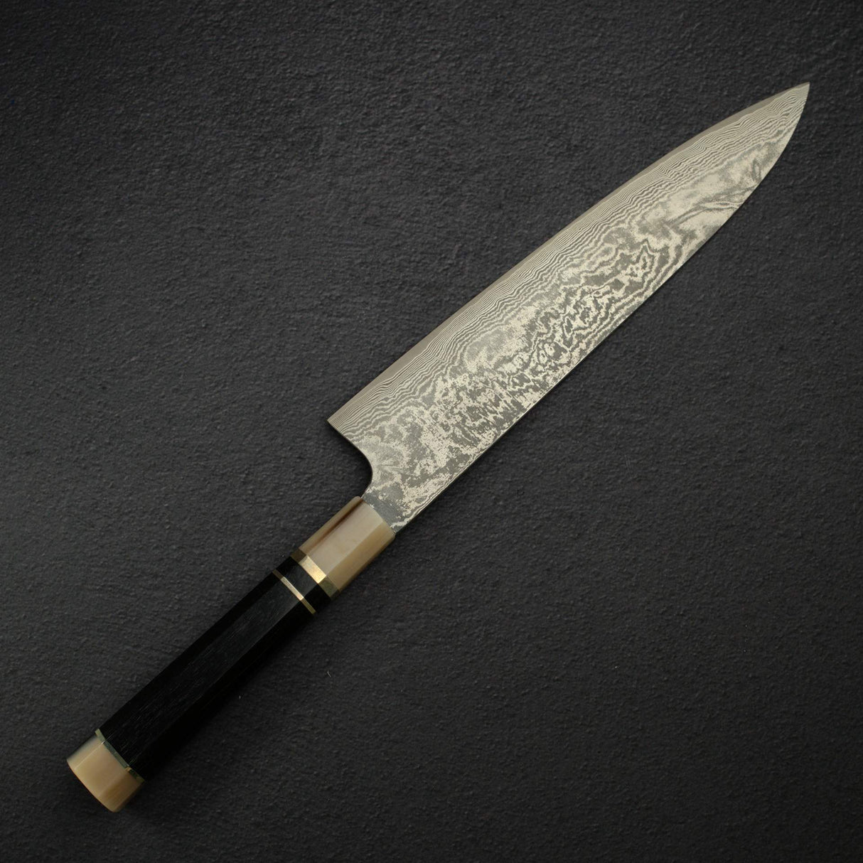 Shiro Kamo SG2/R2 Black Damascus Gyuto 270mm w/ Saya