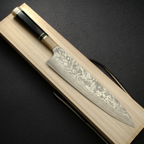 Shiro Kamo SG2/R2 黑大馬士革 牛刀 270mm（附鞘）