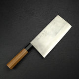 Shigeki Tanaka Ginsan Nashiji Chinese Cleaver/Chuka 195mm