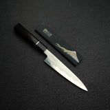 初心 木漏日 青鋼一號 大馬士革 小刀 150mm 帶護手 無刻字