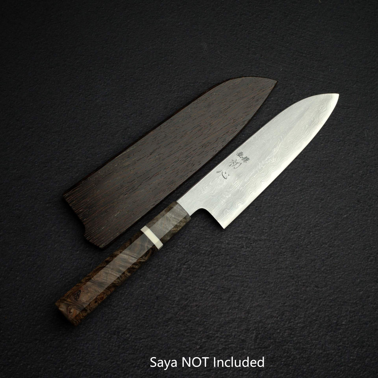 初心 x 中川聰 青鋼一號大馬士革三德刀 170mm