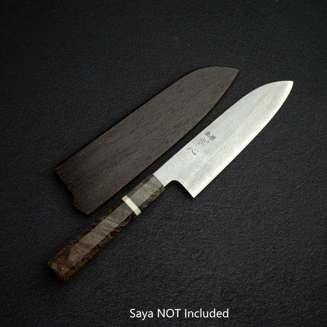 初心 x 中川聰 青鋼一號大馬士革三德刀 170mm