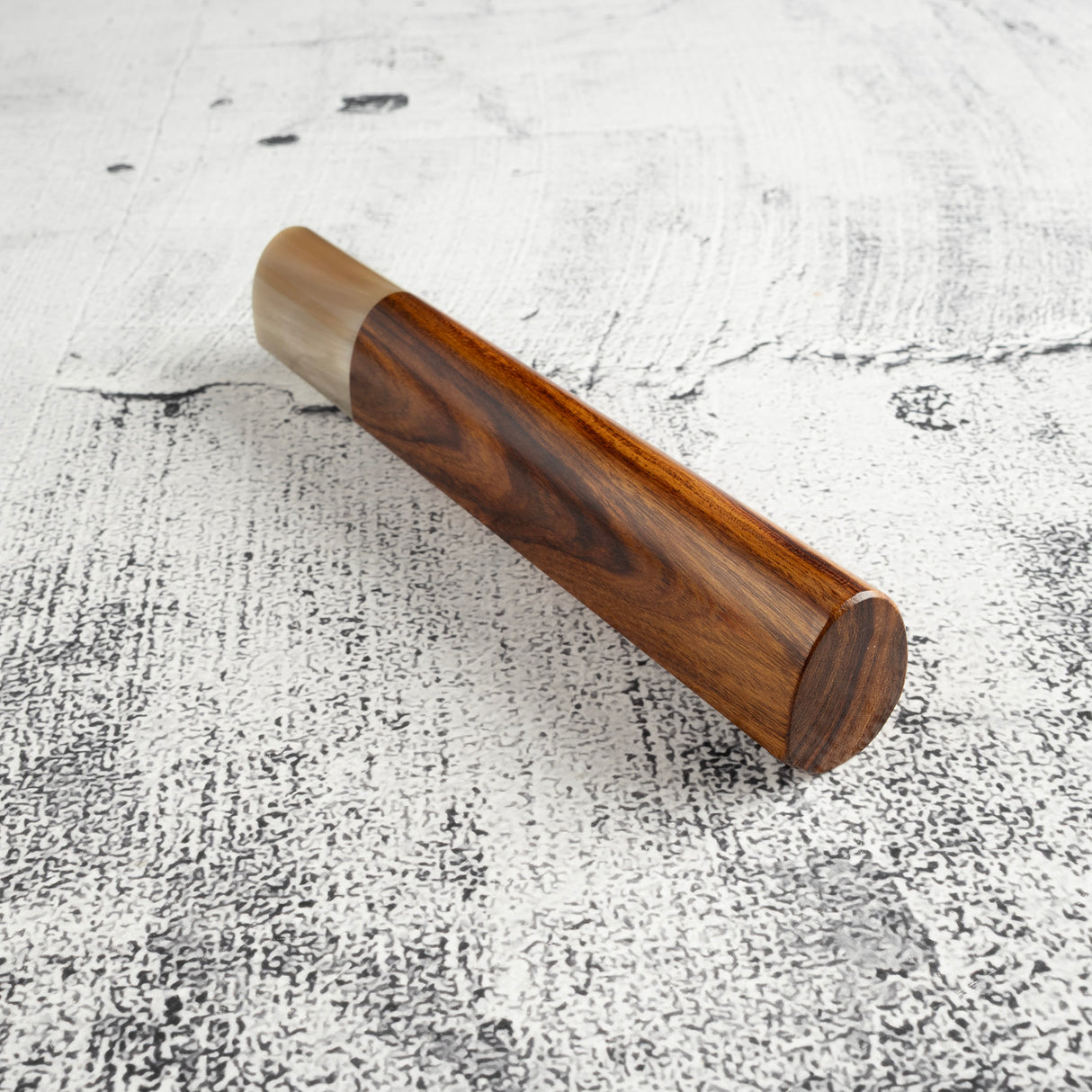 K&amp;S 心形鐵木手柄，搭配金色/大理石套圈