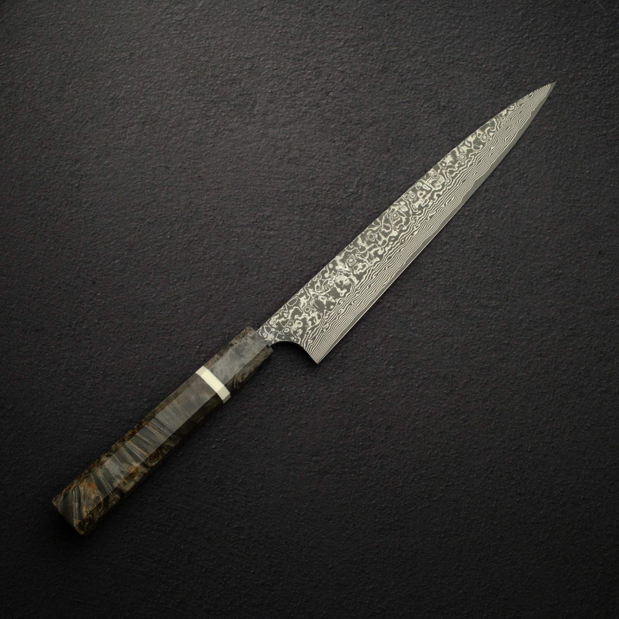 佐治武士 SG2 黑大馬士革 筋引 240mm 樺木柄