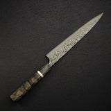 佐治武士 SG2 黑大馬士革 筋引 240mm 樺木柄